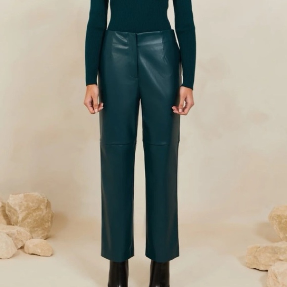 Veiled Vegan Leather Pants